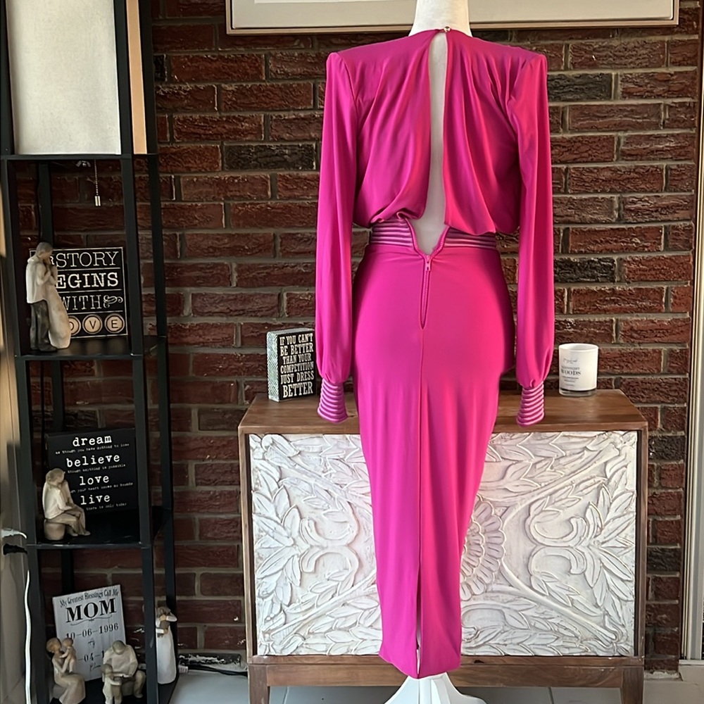 Zhivago Revolve Lover Man Dress in Berry NWT Size 2 - Picture 6 of 11